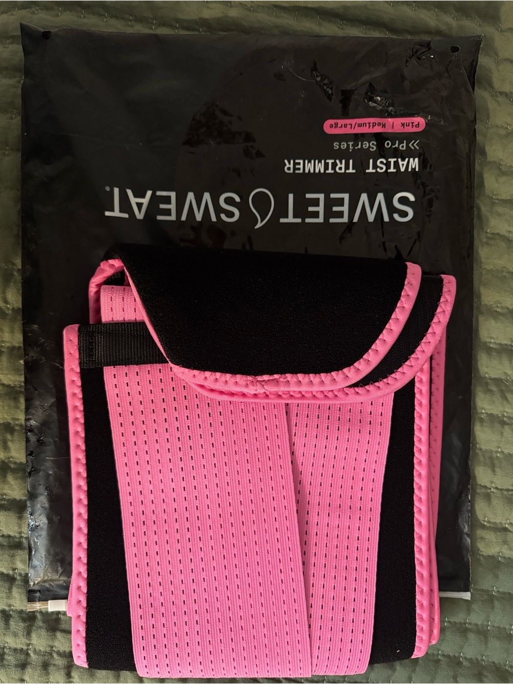 SWEET SWEAT Pink Waist Trimmer Belt for Women